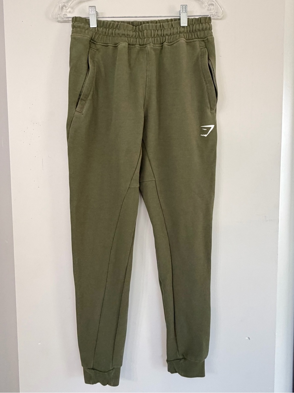 Gymshark XS olive army green jogger sweatpant active exercise gym comfort lounge